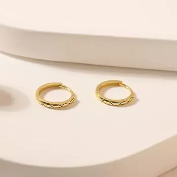 Ниша высокого класса сенсорная простая круглая пряжка для ушей игла для ушей украшение для ушей