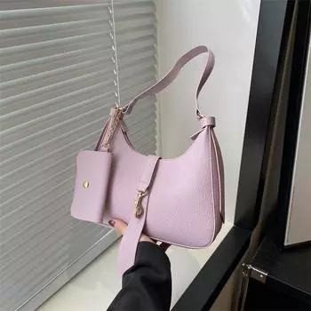 Нишевая дизайнерская сумка через плечо женская 2024 новая весенняя ретро-модная сумка-мессенджер текстура женская сумка через плечо прилив чёрный