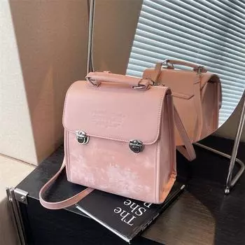 Нишевая дизайнерская сумка для женщин, новинка 2024 года, универсальный рюкзак, корейская ручная сумка-книжка для путешествий и отдыха, рюкзак