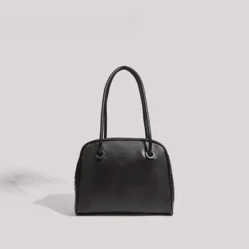 Нишевая простая сумка для боулинга для женщин на осень и зиму, ретро-квадратная сумка, универсальная повседневная сумка на одно плечо подмышкой