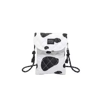 Нишевая сумка для мобильного телефона, во французском универсальном стиле. чёрный