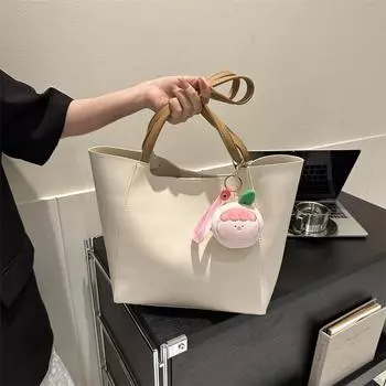 Нишевая сумка для женщин 2023, новая модная сумка-тоут большой вместимости весна/лето в стиле ретро, сумка через плечо, минималистичная большая сумка подмышками only bag