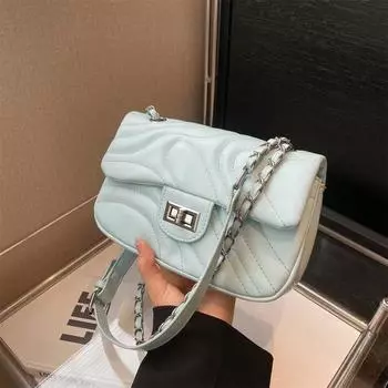 Нишевая сумка высокого класса для женщин Xiaoxiangfeng вышитая цепочка сумка модная сумка через плечо для женщин белый