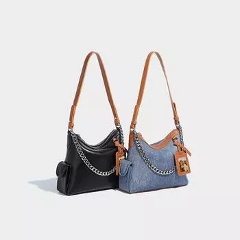 Нишевая высококачественная сумка через плечо на одно плечо, женская сумка, летняя новая сумка-тоут на цепочке для поездок на работу и обратно 2024 года