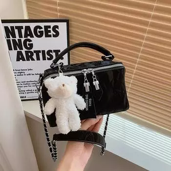 Нишевая женская сумка-подушка корейской версии летом 2024 года с новым ощущением высокого класса. Ручная сумка на цепочке, модная сумка через плечо на одно плечо only bag