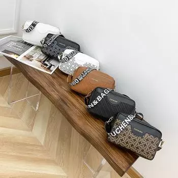 Нишевая женская сумка с тиснением, трендовая сумка-мессенджер с принтом, высококачественная новая сумка для камеры