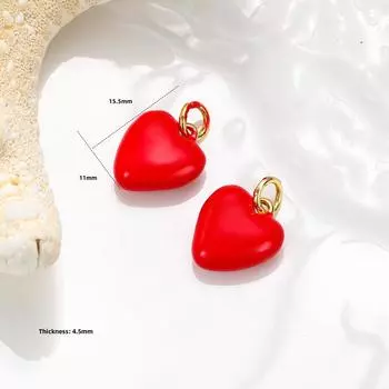 Нишевое свежее красное масло капля любовь бабочка звезда кулон ожерелье ювелирные изделия DIY аксессуары кулон материалы ручной работы