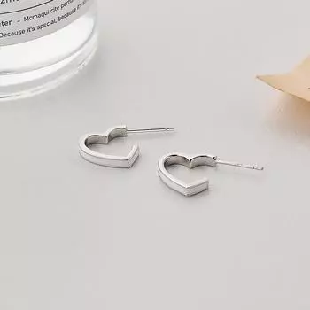 Нишевые черно-белые серьги-капли для молодых девушек Роскошные серьги в форме сердца для женщин
