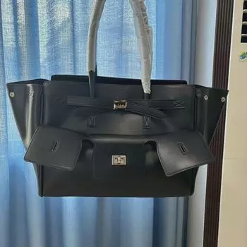 Нишевые ретро-сумки: Сумки-тоуты и сумки на одно плечо большой вместимости для работы и матери и ребенка Small 25*13*21.5 cm