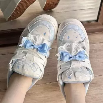 Нишевый дизайн, цветовая гамма торта с черникой, хлебные туфли, высокая ценность, пара, повседневная обувь, обувь для скейтборда в стиле Гуочао 35