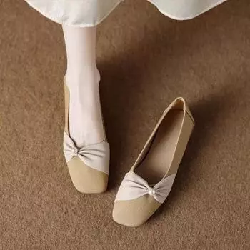 Нишевый дизайн, французский ретро, нескользящие туфли с мелким горлом, женские летние новые модели 2024 года с юбками, туфли на низком каблуке 35