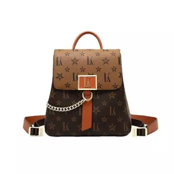 Нишевый дизайн французского кожаного рюкзака для женщин. Новая мода в стиле ретро. Мягкий кожаный дорожный рюкзак с защитой от кражи. лосось розовый