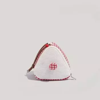 Нишевый дизайн, мода, милая девушка, личность, креативный торт, сумка, клетчатая контрастная сумка