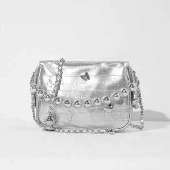 Нишевый дизайн, модная и стильная сумка через плечо с рисунком бабочки и угря, модная, универсальная и простая, летняя