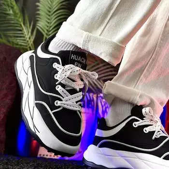 Нишевый дизайн, мужская обувь для хлеба, повседневная, новая обувь для пап, обувь для скейтборда, прямая трансляция, новая мужская обувь 39