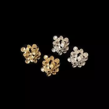 Нишевый дизайн Sense трехмерные каскадные серьги-гвоздики с цветком женские литературные и ретро-индивидуальные модные темпераментные универсальные серьги