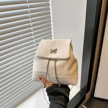 Нишевый дизайн, студентка 2024, новый модный рюкзак для отдыха, красивый индивидуальный женский рюкзак розовый