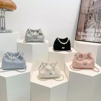 Нишевый дизайн, трендовая сумка через плечо на одно плечо, модная свежая персонализированная сумка-ведро, красивая повседневная сумка на цепочке для женщин