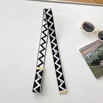 Нишевый дизайн вязаная сумка через плечо плечевой ремень кроссбоди металлическая сумка через плечо модный винтажный плечевой ремень One Size чёрный