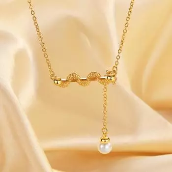 Нишевый дизайн, высококачественное жемчужное ожерелье, длинная ключичная цепочка, женские аксессуары
