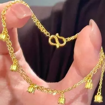 [Нишевый изысканный стиль] Браслет «Древний ландыш», женский двухслойный набор, универсальный артефакт, который просто необходим