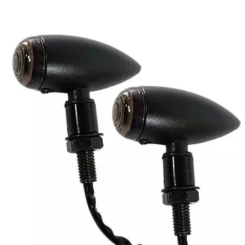 Nishihaya Motorcycle Turn Signals Universal Custom Retro Turn Signal Metal Bullet American Shadow