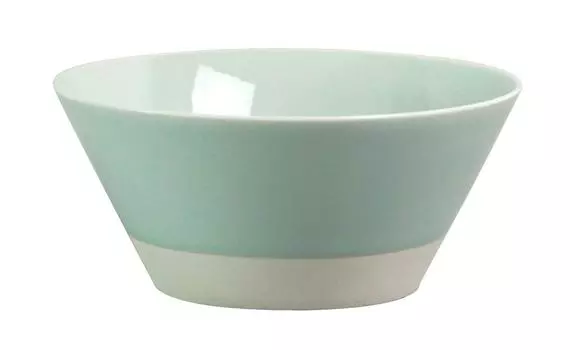 Nishikai Pottery Hasami Ware es Bowl Диаметр Селадоновая глазурь 13679 «Essence» (L) 17.5cm
