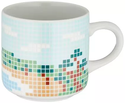 Nishikai Pottery The Porcelains Fujiyama Mug Small 2pc