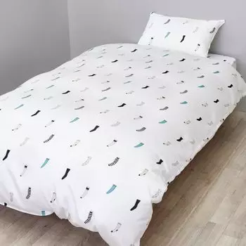 nishikawa Atsuko Matano Duvet Smooth Soft to the Snap Hooks in 8 Fully Opening Made in White MT4601 MEME Socks PI04900653 [Nishikawa] Cover, Single,