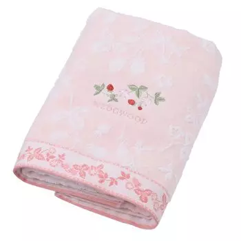 Nishikawa Bath Towel 60X120cm Washable Cotton Fluffy Smooth Smooth Soft Absorbent Moisturizing Yarn Shirring Wild Strawberry Wedgwood Pink TT13354606