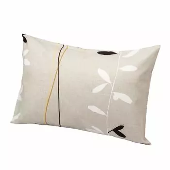 nishikawa cotton pillow cover Compatible with 63x43cm pillows Beige Excellent water absorption Soft to the touch Antibacterial treatment Washable