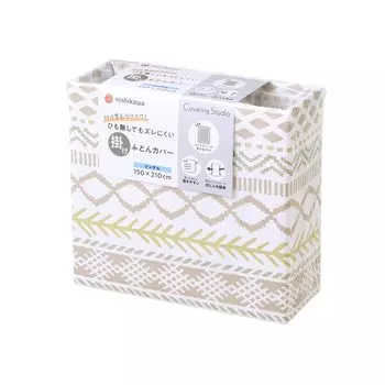 Nishikawa Duvet processed to prevent the duvet from no zippers on both sides for easy insertion and Covering Studio PI04300061 [Nishikawa] cover,