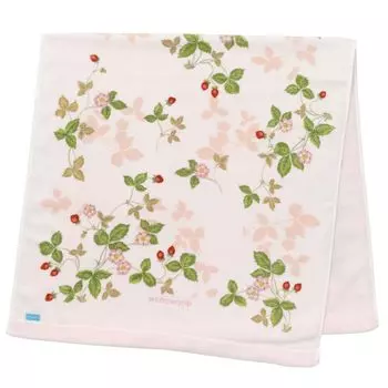 nishikawa Imabari Bath Towel 60X120cm Washable Cotton Wedgwood Wild Strawberry Soft Made in Japan Pink TT13405601 [Nishikawa] 100%