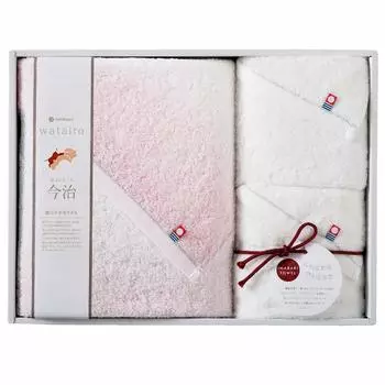 nishikawa Imabari Towel 1 Bath 2 Face Made in Gift Package Pink TBF5999011P [Nishikawa] Gift, Towel, Towels, Cotton, 100% Cotton, Fluffy, Japan,