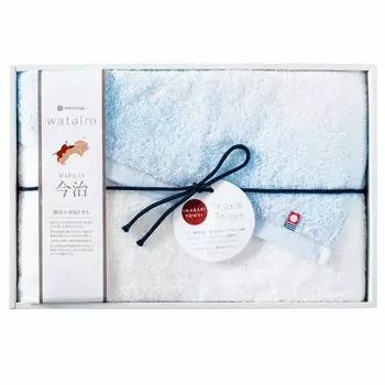 nishikawa Imabari Towel Bath 1 Made in Gift Package Blue TBF3998111B [Nishikawa] Gift, Towel, Piece, Cotton, 100% Cotton, Fluffy, Japan, Included,