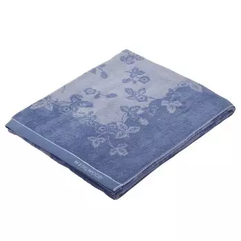 nishikawa Imabari Towel Blanket Single Washable Cotton Wedgwood Wild Strawberry Soft Made in Japan Blue FR04130008 [Nishikawa] 100%