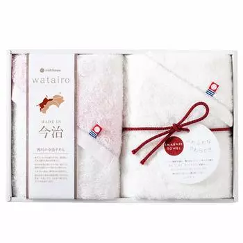 nishikawa Imabari Towel Face 2 Made in Gift Package Pink TBF2997111P [Nishikawa] Gift, Towel, Pieces, Cotton, 100% Cotton, Fluffy, Japan, Included,