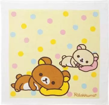 Nishikawa Living Банное полотенце Rilakkuma RK Узор Горон 80x80см (Фотокет)
