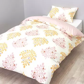 Nishikawa mee cover change and duvet cover Single size Washable Comforter cover smooth cotton that feels good on the skin 8 snap hooks that just snap розовый