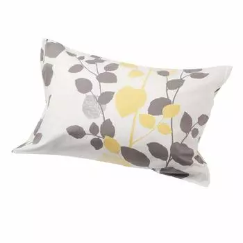 nishikawa Mei cotton pillow cover Compatible with 63x43cm pillow size Yellow Excellent water absorption Soft to the touch Antibacterial treatment