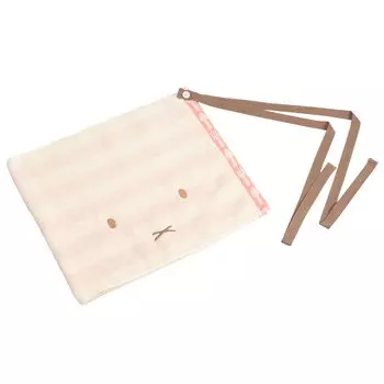 Nishikawa Miffy Face with Can Be Used as an Soft Jacquard Perfect for Single Living and New XT21143682400 Towel, Washable, 100% Cotton, Drawstring,