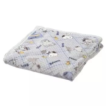 nishikawa [nishikawa] одеяло snoopy односпальное моющееся мягкое теплое легкое woodstock brothers синее fq01505064800