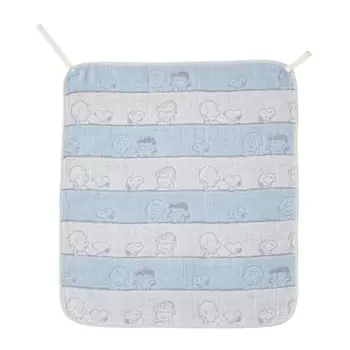 nishikawa [nishikawa] snoopy 6-layer stroller blanket 60x70cm washable stroller baby blanket in vinyl package pn3652bk made in japan blue wr53451600