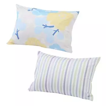 nishikawa Pillow cover 90X45cm Washable cotton Pillow case Smooth cotton P3052 Blue PJ03120053 [Nishikawa] 100% 100%