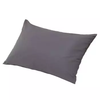 nishikawa Pillow cover pillow case Compatible with 63x43cm pillow size Wide size Washable cotton Broad fabric Envelope style Plain Beaute BE3601 Gray