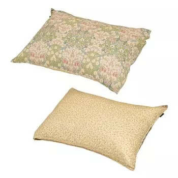 Nishikawa Pillowcase Fits pillows up to 63 x 43 cm Wide size Washable cotton Morris Gallery Blackthorn Envelope style Reversible Made in Japan Beige бежевый