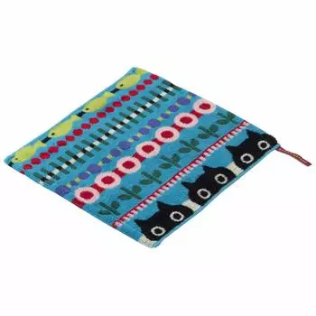 nishikawa Полотенце Имабари Синее полотенце для рук Матано Ацуко Любимый хлопок Сделано в Японии TT39803050B [Nishikawa] (Полотенце для стирки) MEME s 100% синий