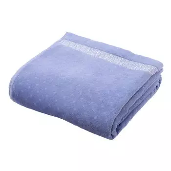 nishikawa Seven Days Imabari Towel Blanket Single Washable Cotton Fluffy Soft Made in Japan Navy FR05010014 [Nishikawa] 100%