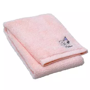 Nishikawa Snoopy Face Made with Untwisted Yarn for a Fluffy Towel with Embroidered Made in Light 75th Anniversary Towel, 34x80cm, Washable, 100%