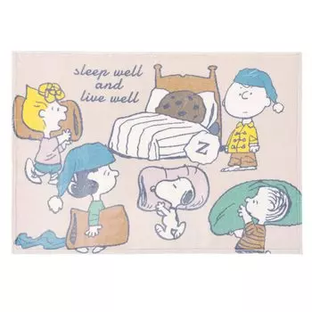 Nishikawa Snoopy Half Charlie FQ71285067100 Одеяло, Размер, 140x100см, Стираемое, Мягкое, Теплое, Легкое, Коричневое, Розовое,